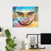 Zetel van een Warrior Poster (Thuiskantoor)