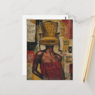 Zetel van Macht Surreal Fantasie Modes Briefkaart