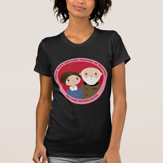 Zetten. Louis en Zelie Martin T-shirt (Voorkant)