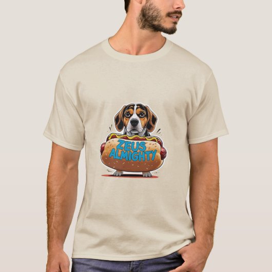 Zeus Almachtig!! Mannen T-shirt (Voorkant)