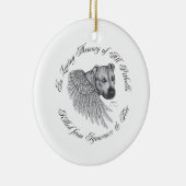 Zeus angel keramisch ornament (Rechts)