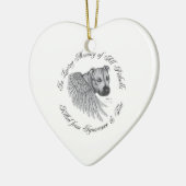 Zeus angel keramisch ornament (Links)