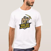 Zeus Bliksemschicht Griekse mythen T-shirt (Voorkant)