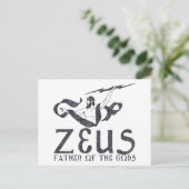 Zeus Briefkaart (Staand voorkant)