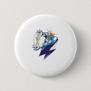 Zeus God Geschenk Voor Griekse Godenliefhebbers Ronde Button 5,7 Cm