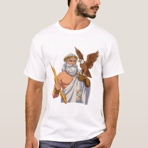 Zeus god van de hemel t-shirt