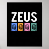 Zeus Greek Mythology Poster (Voorkant)