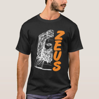 Zeus Griekse God van Donder Kracht Sterkte Olympus T-shirt