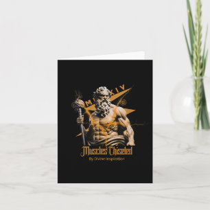 Zeus Griekse Goden Donder Mythologie Gym Fitness M Kaart