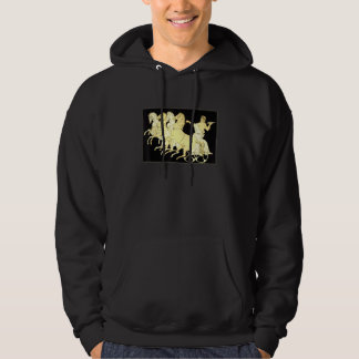Zeus in strijdwagen met donder en paarden hoodie