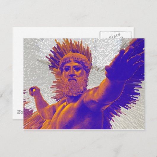 Zeus - Jupiter Briefkaart (Voorkant / Achterkant)