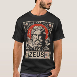 Zeus-portret | Griekse Wijsheid God Art T-shirt