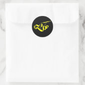 Zeus Ronde Sticker (Tas)