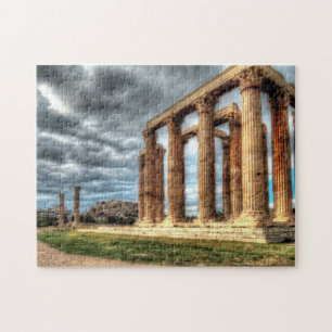 Zeus Temple Athens. Legpuzzel
