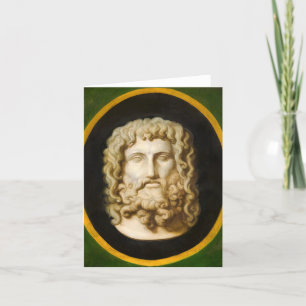 Zeus van Otricoli door Christoph Unterberger Bedankkaart