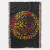 Zeus's oude schild kunst print deken (Voorkant Verticaal)