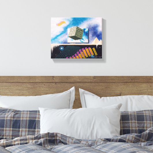 Zeven afmetingen canvas afdruk (Insitu (Slaapkamer))