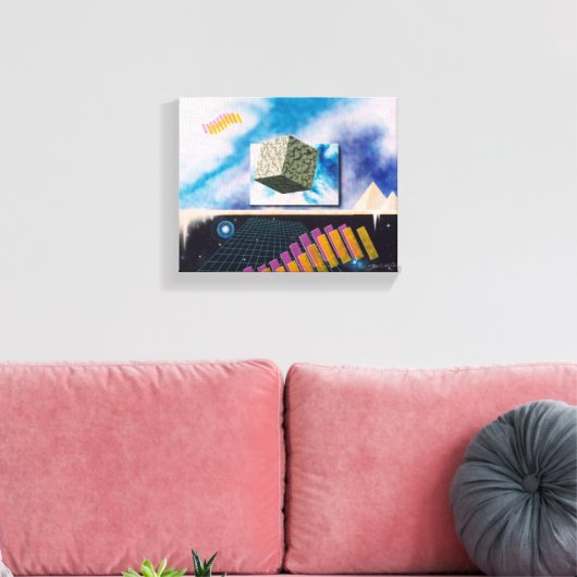 Zeven afmetingen canvas afdruk (Insitu (Woonkamer))