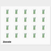 Zeven Asparagus Spears over Stickers (Vel)