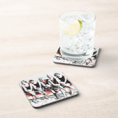 Zeven badschoonheidspalen drankjes onderzetter (Rechterzijde)
