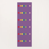 Zeven Chakra Yoga Mat (Achterkant)
