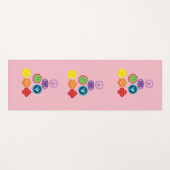 Zeven Chakra Yoga mat (Voorkant (horizontaal))
