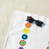 Zeven Chakra Yoga strandlaken (In situ)