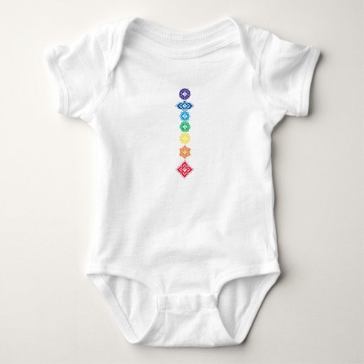 Zeven Chakra's 7 Romper (Voorkant)