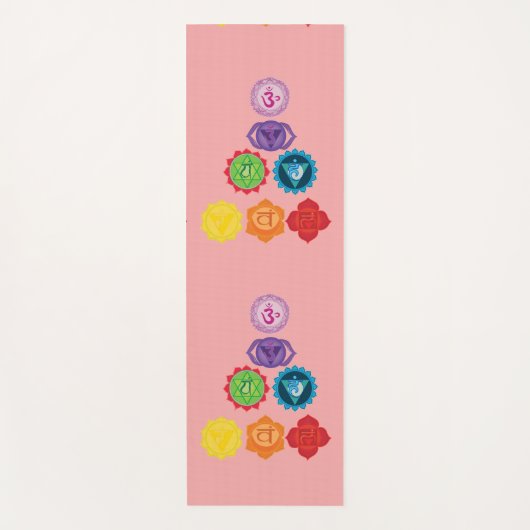 Zeven Chakras Yoga Mat (Voorkant)