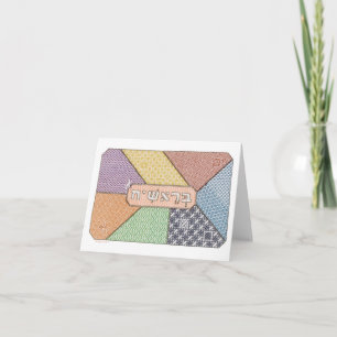 Zeven dagen Creatie-notiecard Kaart