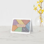 Zeven dagen van de schepping kaart (Gele Bloem)