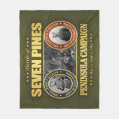 Zeven dennen (FH2) Fleece Deken (Voorkant)