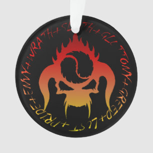 Zeven dodelijke zonden ornament