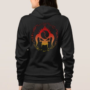 Zeven dodelijke zonden Vrouwen Bella+Canvas Volled Hoodie