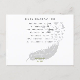Zeven Grootvaders Briefkaart