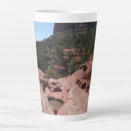 Zeven heilige pools in Sedona Arizona Latte Mok (Voorkant)