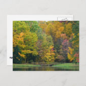 Zeven Herfst Bridge II Autumn Landschap Briefkaart (Voorkant / Achterkant)