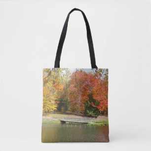 Zeven Herfst Bridge III Autumn Landschap Draagtas