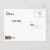 Zeven Herfsten Colorado Briefkaart (Achterkant)