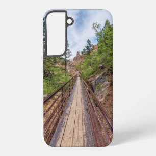Zeven Herfsten Walkway Bridge Samsung Telefoon Cas Galaxy Hoesje