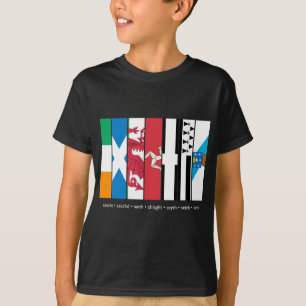 Zeven Keltische Naties donker Shirt