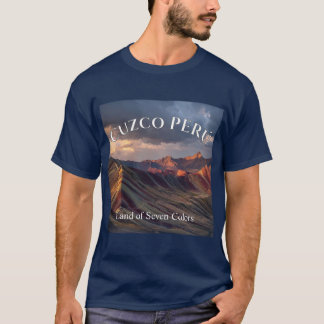 Zeven kleuren Mountain - Cuzco T-shirt