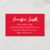 Zeven laagse regenboog Gelatine Salad Dessert Visitekaartje (Achterkant)