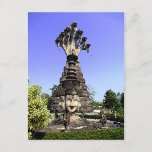 Zeven leidden Naga, Thailand Briefkaart