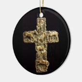 Zeven paarden keramisch ornament (Links)