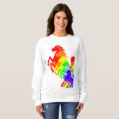 Zeven paarden Sweatshirt (Voorkant volledig)