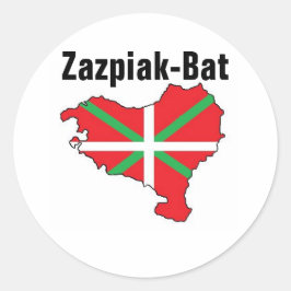 Zeven provincies Eén Baskenland Sticker