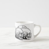 Zeven schedels espresso kop (Rechts)