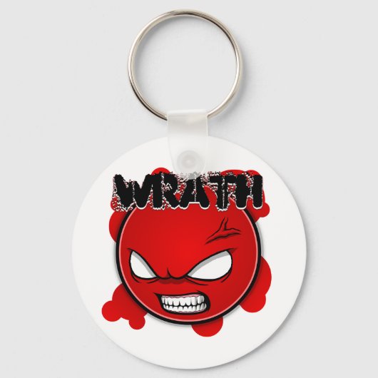 Zeven sinusgezichten - Wrath Sleutelhanger (Voorkant)