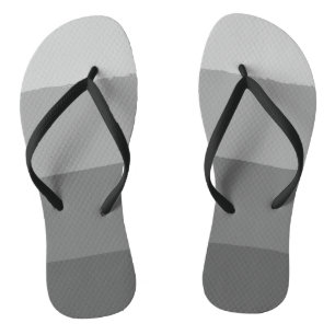 Zeven Slippers voor Mannen met Vier Grijze Strepen Teenslippers